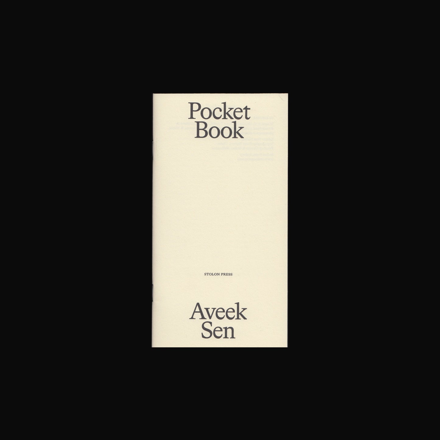 Aveek Sen - Pocket Book